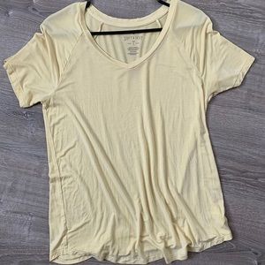 yellow soft and sexy dressy tshirt